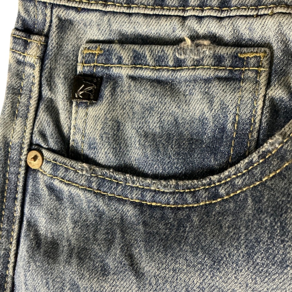 Kancan Women's Jeans Size 32 Medium Stone Wash High Rise Mom Jeans Comfort - Picture 4 of 8